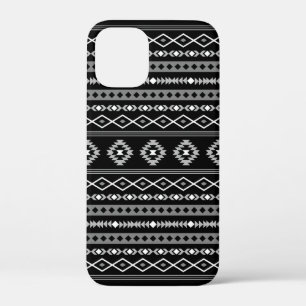 Case-Mate iPhone Case Aztec blanc gris noir Motifs mélangés Motif