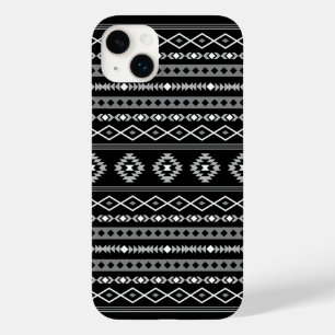 Coque Case-Mate iPhone Aztec blanc gris noir Motifs mélangés Motif