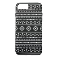 Aztec blanc gris noir Motifs mélangés Motif