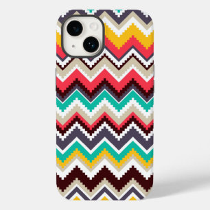 Coque Pour iPhone 14 Aztec Chevron #3 @ VictoriaShaylee