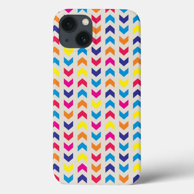 Coques Case-Mate iPhone Aztec Chevron coloré (Verso)