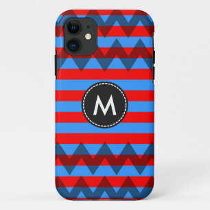 Coque iPhone 11 Aztec Chevron Stripes Motif #10