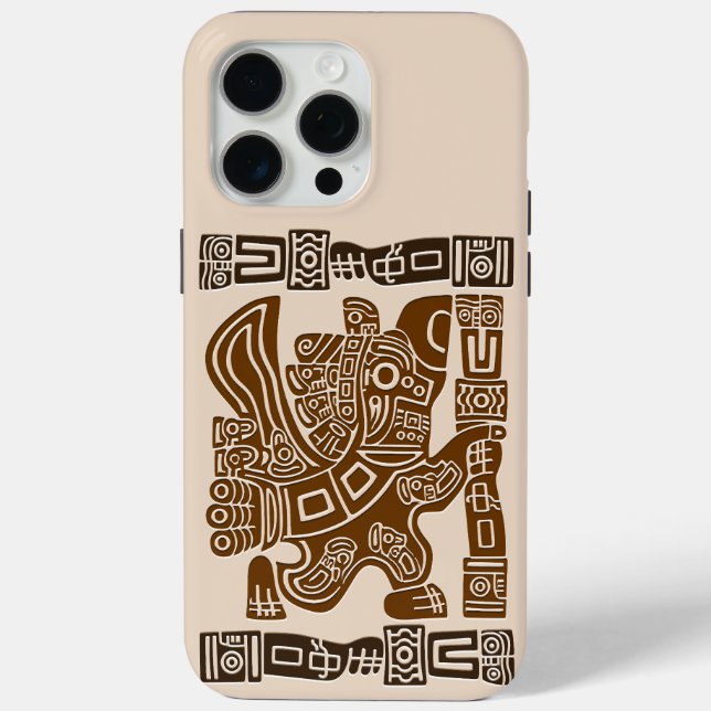 Coques Case-Mate iPhone Aztec Eagle Guerrier Tribal Art antique (Verso)
