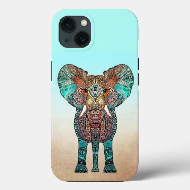Coques Case-Mate iPhone Aztec Elephant (Verso)