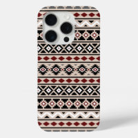 Aztec Essence II Ptn noir blanc gris rouge