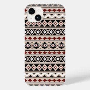 Coque Case-Mate iPhone Aztec Essence II Ptn noir blanc gris rouge