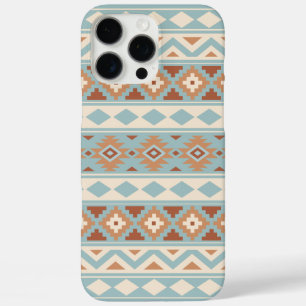 Coque iPhone 16 Pro Max Aztec Essence Ptn IIIb Blue Cream Terracottas