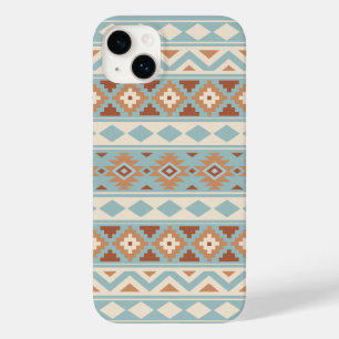 Coque Case-Mate iPhone Aztec Essence Ptn IIIb Blue Cream Terracottas