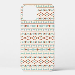 Case-Mate iPhone Case Aztec Formes Motif rouille crème Turquoise