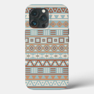Case-Mate iPhone Case Aztec Influence Motif Crème Bleue Terracottas