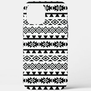 Case-Mate iPhone Case Aztec Stylisé Big Motif II noir sur blanc