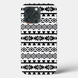 Case-Mate iPhone Case Aztec Stylisé Big Motif II noir sur blanc