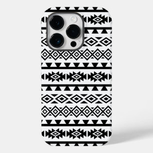 Coque Case-Mate iPhone Aztec Stylisé Big Motif II noir sur blanc