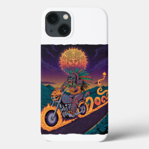 Case-Mate iPhone Case Aztec Warrior Biker Serpent et Jaguar