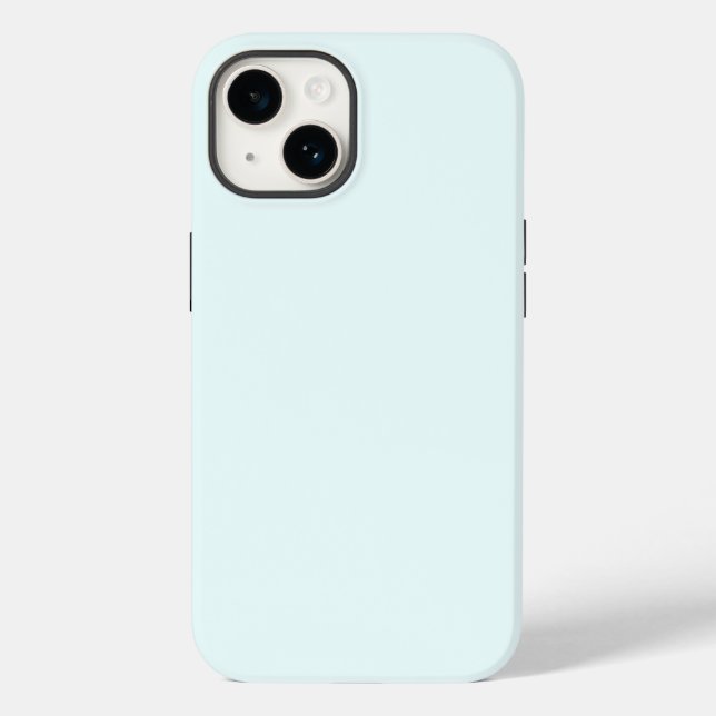 Coques Case-Mate iPhone Azur (couleur X11/web) (couleur unie) (Verso)