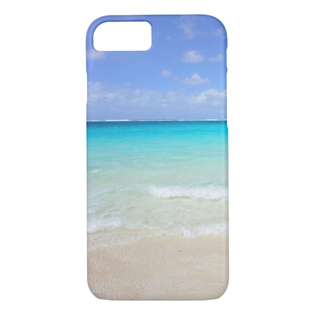 Coques Case-Mate iPhone Azure Blue Caribbean Tropical Beach (Dos)
