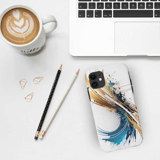 Coques Case-Mate iPhone Azure Splash - Boîtes téléphoniques de conception  (Créateur téléchargé)