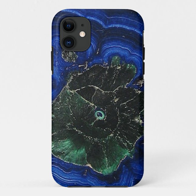 Coques Case-Mate iPhone Azurite Malachite (Dos)