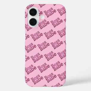 Coque Pour iPhone 16 Babe Parties scintillant rose