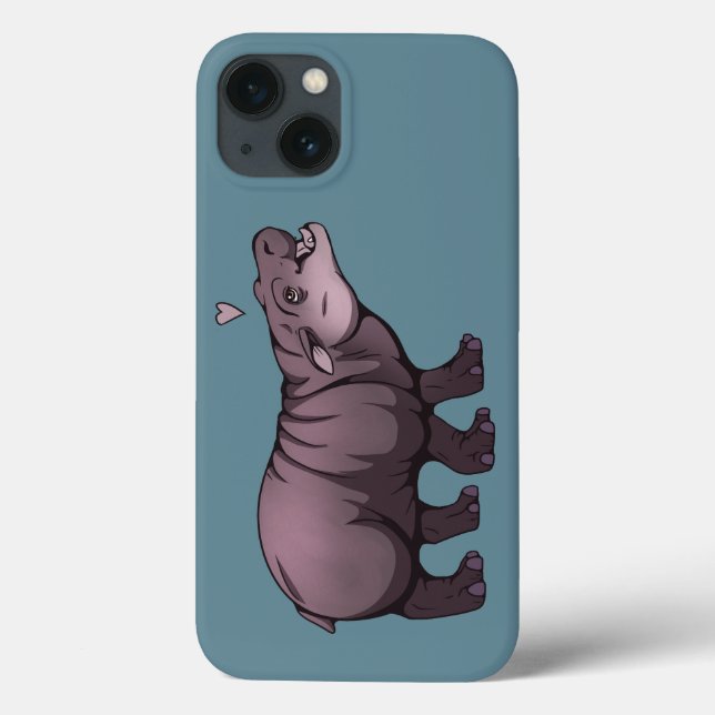 Coques Case-Mate iPhone Baby Pigmy Hippo (Verso)