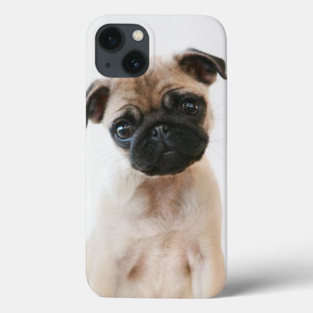 Coques Case-Mate iPhone Baby Pug Portrait (Verso)
