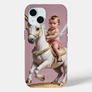 Coque Case-Mate iPhone Baby Riding A Unicorn