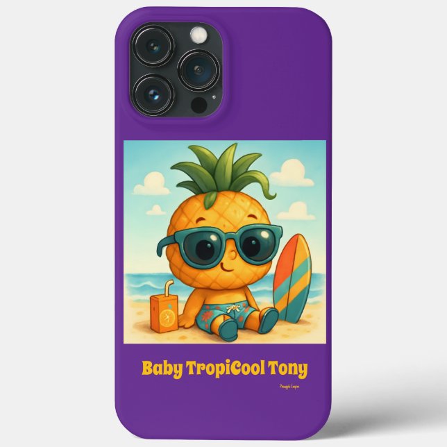 Coques Case-Mate iPhone Baby TropiCool Tony - Empire du Ananas (Verso)