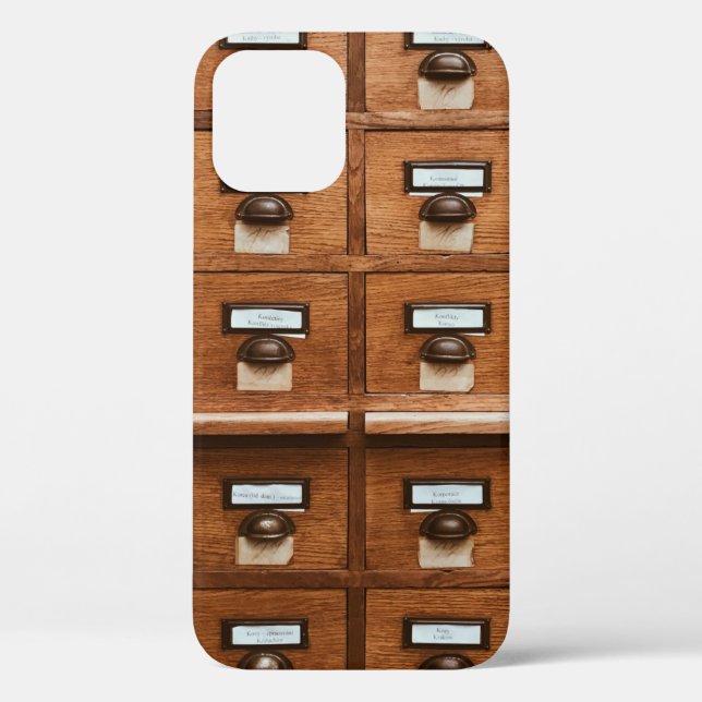 Coques Case-Mate iPhone Bac Brown en bois (Verso)