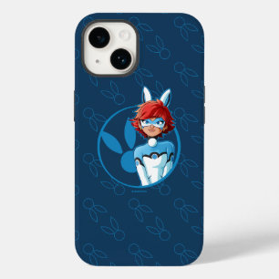 Coque Case-Mate iPhone Badge Bleu Bunnyx