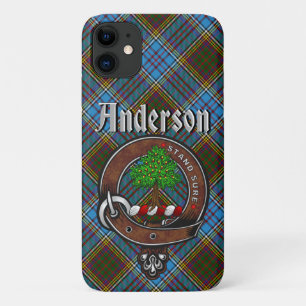 Case-Mate iPhone Case Badge de clan Anderson et dossier téléphonique Tar