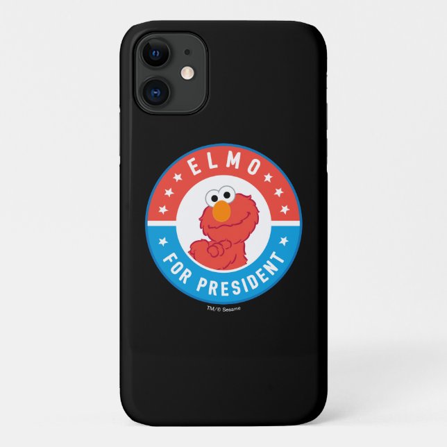 Coques Case-Mate iPhone Badge Elmo Président (Dos)