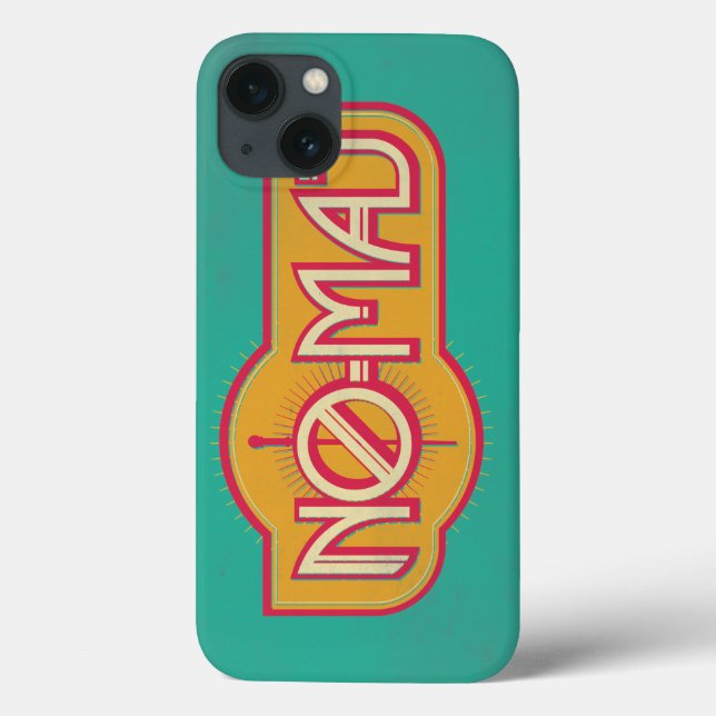 Coques Case-Mate iPhone Badge rouge et jaune NO-MAJ™ (Verso)