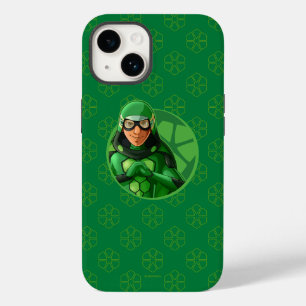 Coque Case-Mate iPhone Badge vert Carapace