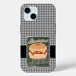 Coque Case-Mate iPhone Bagel Petit Déjeuner Rétro