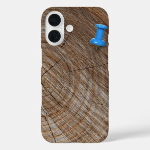 Coque Pour iPhone 16 Bagues d'arbre avec poignée de pouce