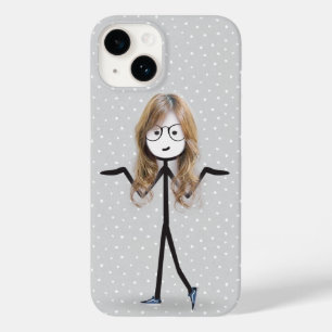 Coque Case-Mate iPhone Baguette Figurant Fille Avec Cheveux Blond