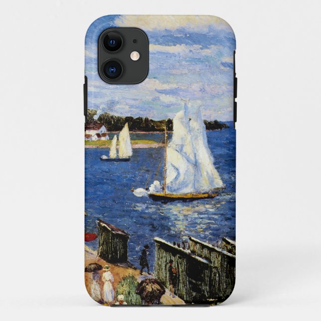 Coques Case-Mate iPhone Baie Mahone par William Glackens (Dos)