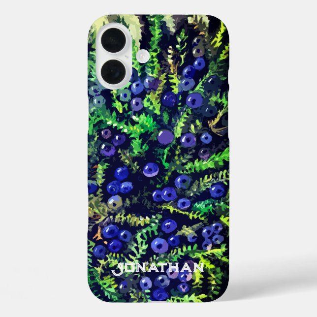 Coques Case-Mate iPhone Baies bleues sauvages (Verso)