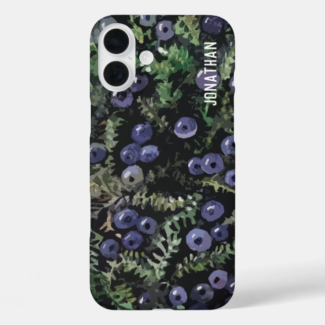 Coques Case-Mate iPhone Baies bleues sauvages (Verso)