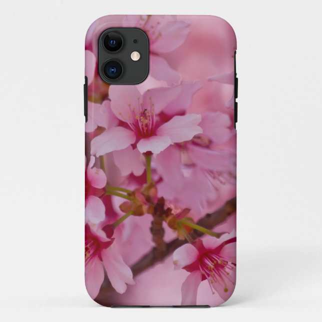 Coques Case-Mate iPhone Baigné dans les fleurs de cerisier japonaises rose (Dos)