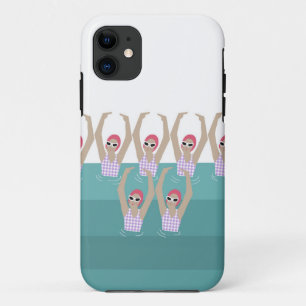 Case-Mate iPhone Case Baigneurs artistiques   Illustration de natation a
