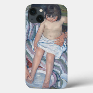 Etui iPhone 13 Bain pour enfant, 1893 (huile sur toile)