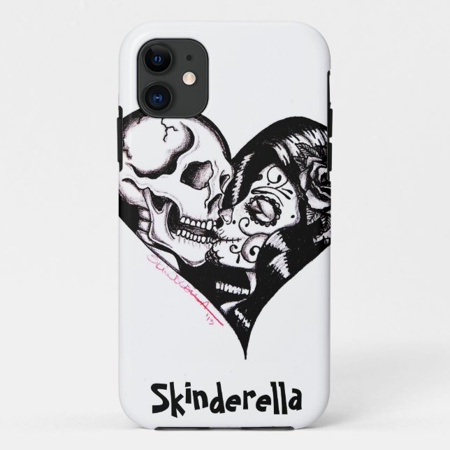 Coques Case-Mate iPhone "Baiser de coeur" par Skinderella - cas de (Dos)