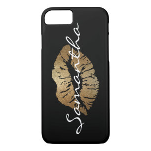 Case-Mate iPhone Case Baiser d'or de parties scintillantes de Faux