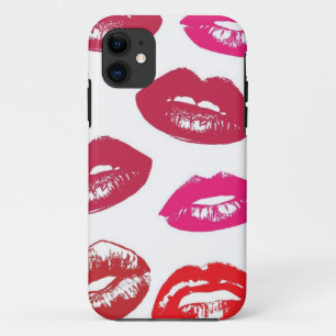 Coque Case-Mate Pour iPhone Baisers tendance motif lèvres roses succulentes mw