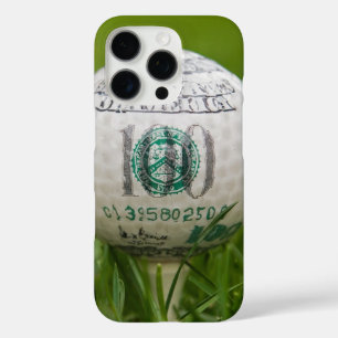 Coque iPhone 16 Pro Bal de golf de 100 dollars