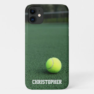 Case-Mate iPhone Case Bal de tennis jaune sur Green Court personnalisé