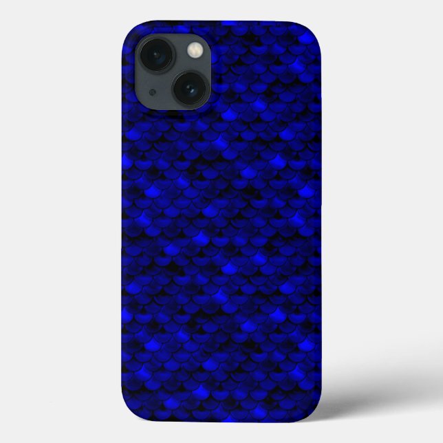 Coques Case-Mate iPhone Balances de sirène bleu foncé tombant (Verso)