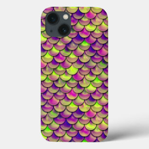 iPhone 13 Case Balances violettes et vertes