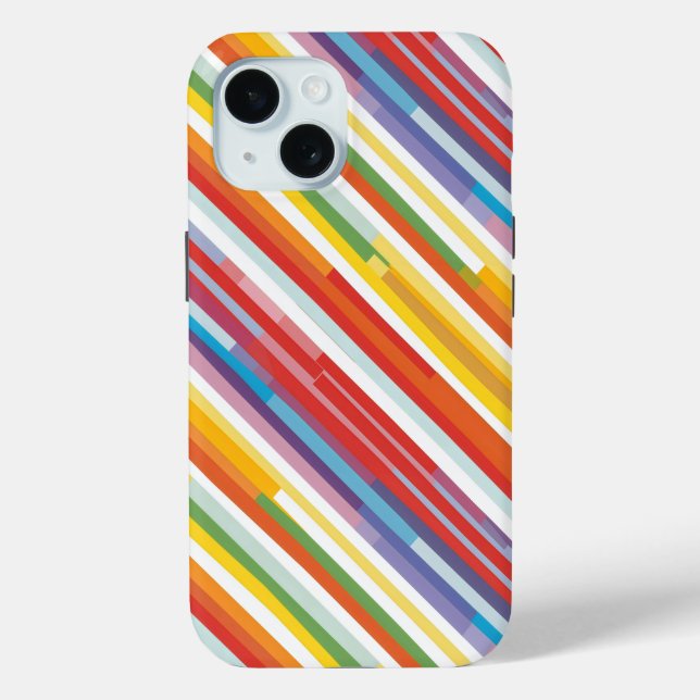 Coques Case-Mate iPhone Balayage arc-en-ciel (Verso)